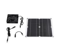 Ventilateur d'extraction solaire pour poulaillers, tiroir verrouillable par empreinte digitale, panneau solaire, construction sûre et durable,