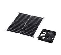 Ventilateur d'extraction solaire professionnel 12 W Ventilateur de ventilation domestique alimenté par panneau solaire Extracteurs d'air Facile à utiliser Abri de ventilation
