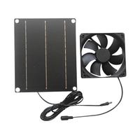 Ventilateur d'extraction solaire - Solution silencieuse d'élimination des odeurs de hangar 30 W, appareil de refroidissement résistant aux intempéries, circulation du flux d'air dans l'entrepôt, l'éta