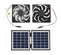 Ventilateur d'Extraction Solaire - Ventilateurs de Ventilation Rapides et Imperméables | Imperméable 10W Circulateur D'Air Haute Vitesse Pour Maisonnettes De Chien Serres Poulaillers Et Chenils
