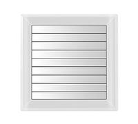 Ventilateur d'extraction Ventilateur de ventilation à levure électrique 4 "6" Salle de bain Mur de vitres de salle de bain Ventilateur d'échappement blanc petit ventilateur d'extraction avec cordon d'