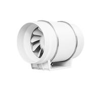 Ventilateur d'extraction, Ventilateur D'échappement Silencieux En Ligne De 6 Pouces, Extracteur De Conduit, For Salle De Bains, Cuisine, Toilettes, Nettoyage De L'air Mural, Booster