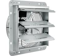 Ventilateur d'extraction VEVOR, 254 mm, 1400 tr/min, 753 CFM, ventilateur mural en aluminium pour montage mural avec moteur à courant alternatif, aération et refroidissement pour serres, garages, hang