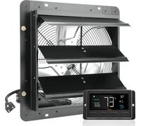 Ventilateur d'extraction VEVOR, 356 mm,régulateur de température et d'humidité, moteur EC, 1024 CFM, ventilateur mural à vitesse variable pour montage mural, ventilation et refroidissement pour serres