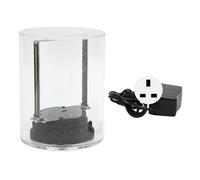 Ventilateur D'hologramme 3d 160 Led Carte MéMoire IntéGréE De 32 Go App ContrôLe Wifi Affichage Holographique Avec Couvercle Transparent 3,9 Pouces 100-240 V Prise Uk