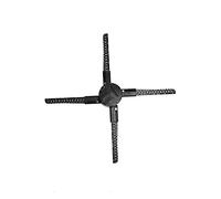 Ventilateur d'hologramme 3D, 43cm WiFi 3D Projecteur holographique Holographogramme Joueur Naked Eye LED Afficher la lumière de la publicité du ventilateur APPLICATION 3D Contrôle 510 LE Ds pour les e