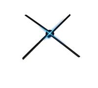 Ventilateur d'hologramme 3D, 638ELLÉS WIFI 55CM 3D Projecteur Holographe Light Hologram Player LED Afficher la lumière de la publicité du ventilateur APP Logo de contrôle pour les enseignes de magasin