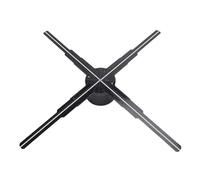 Ventilateur D'hologramme 3D, Affichage Holographique de Projecteur de 8GB 2000x596 HD avec 596 Perles Légères de LED, Projecteur Visuel Holographique pour des Signes de