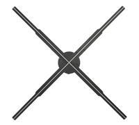 Ventilateur D'hologramme 3D, Affichage Publicitaire Projecteur 22 Pouces avec Télécommande Bluetooth APP WiFi pour Enseignes de Magasin Bar