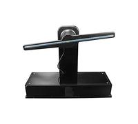 Ventilateur d'hologramme 3D, Couvercle de protection de la machine de publicité holographique 42 cm LED Écran de ventilateur Couvercle transparent Couvercle de protection acrylique de bureau de bureau
