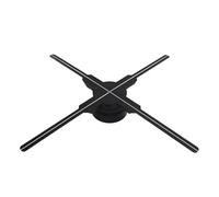 Ventilateur D'hologramme 3D, Lumières LED Haute Résolution 2000 X 510,510, Effet 3D, Opérations Logicielles, Ventilateur D'affichage Publicitaire, 4 Pales pour Intérieur,