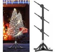 Ventilateur d'hologramme 3D,Machine publicitaire Verticale 52cm,Projection d'hologramme rotative,3 unités d'épissure avec Application et WiFi,télécommande et Bluetooth for Bar,Magasin,Halloween,Noël