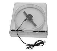Ventilateur D'hologramme 3D, Projecteur Holographique 14 Cm 128 LED avec Angle de Vision de 170 °, Résolution 2000 X 128, Contrôle par Application, Affichage de Ventilateur LED