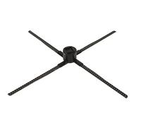 Ventilateur D'hologramme 3D, Projecteur Holographique LED 80 Cm, avec Résolution 2500 X 968, 968 LED, Prise en du Contrôle des Applications WiFi, pourIOS (Prise UE)
