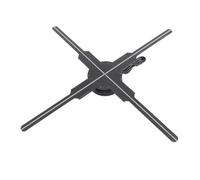 Ventilateur D'hologramme 3D, Projecteur Holographique WiFi 1800P, Affichage de Machine de publicité Vidéo 512 LED, Carte Mémoire Intégrée de 8 Go, pour Magasin de Fête