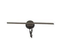 Ventilateur d'hologramme 3D, Ventilateur Holographique 3D 256 LED 400 X 400 Mm Télécommande WiFi Projecteur Holographique 3D Affichage Publicitaire