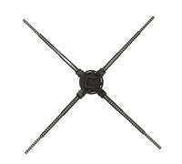 Ventilateur d'hologramme, Prise en Charge de l'image Sonore 3D Ventilateur d'hologramme Projecteur WiFi 30,7 X 30,7 Pouces Fonctionnement Multimode pour l'affichage