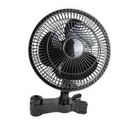 Ventilateur d'intérieur silencieux à clip - Design pivotant à deux niveaux - Serre à chaleur tournante compacte - Mouvement d'air portable - Chambre à coucher - Bureau - Unité de ventilateur avec