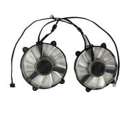 ventilateur d'ordinateur 2 pièces/ensemble FY09015M12LPA GPU refroidisseur ventilateurs de carte graphique KFA2 RTX 2080Ti blanc remplacement de refroidissement vidéo refroidisseur de processeur Pièce