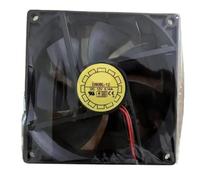 Ventilateur double boule D90BL-12, 2 broches, 12V, 0,14a, 1,68W, 90x90x25M
