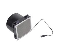 Ventilateur efficace de 120 mm 12 V avec mailles en aluminium pour protection des bondes, ventilation amateur dans les installations de ventilation artisanales, petit échappement