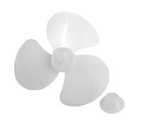 Ventilateur électrique à 3 pales de 16 pouces, accessoire for la maison, sur pied, avec couvercle d'écrou(White)