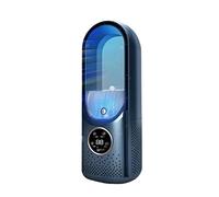 Ventilateur électrique à lame de refroidisseur d'air Portable minuterie silencieuse 6 vitesses ventilateur climatisation humidificateur Confort Refroidissement Silencieux(Blue)