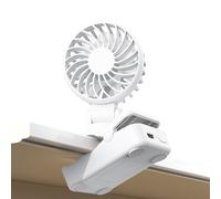 Ventilateur électrique à main | Parapluie portable rechargeable pour voyage, camping, 3 vitesses de vent, électronique de chargement USB pour la maison, la tente, la poussette, le bureau d'ordinateur