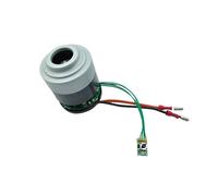 Ventilateur Électrique À Pales Sans Balais, Compatible Avec Les Moteurs DC 11 V, 12, 18 Et 21, 125 W/135 W, Haute Puissance, Forte Aspiration, Turbine En Métal, Compatible Aspirateurs(120W)