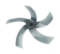 Ventilateur électrique de 45,7 cm avec 5 lames épaisses, silencieux, montage mural, table, plancher, support pour maison, bureau, refroidissement, blanc
