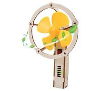 Ventilateur Électrique Expérimental Enfant | Jouet D'Expérience en Bois - Kit Assemblage Éducatif Multifonction Cadeau Anniversaire