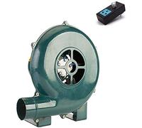 Ventilateur électrique forge forge 220 V - Ventilateur centrifuge avec gouverneur pour barbecue et cheminée - Ventilateur d'air puissant 30 W pour une répartition efficace de la chaleur