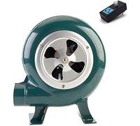 Ventilateur électrique forge forge 220 V - Ventilateur centrifuge avec gouverneur pour barbecue et cheminée - Ventilateur d'air puissant 30 W pour une répartition efficace de la chaleur