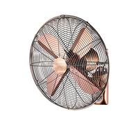 Ventilateur électrique mural oscillant télécommande tout cuivre rétro industriel ménage 14/16/18 pouces