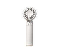 Ventilateur Électrique Portable avec Réfrigération, Rechargeable par USB, Blanc