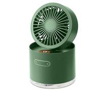Ventilateur électrique portable - Vaporisateur d'eau, alimenté par piles, petit ventilateur portable | Ventilateur à main USB rechargeable avec veilleuse amovible, accessoires de vacances, bureau