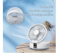 Ventilateur électrique portatif pliable avec télécommande pour la maison, refroidisseur d'air, veilleuse murale USB