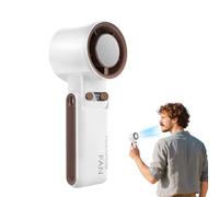 Ventilateur électrique portatif - Ventilateur de poche avec 100 vitesses - 4000 mAh Ventilateur de Refroidissement Pliable Rechargeable pour la randonnée en plein air