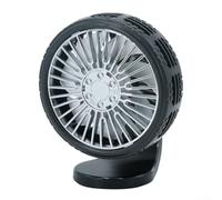 Ventilateur électrique pour console centrale de voiture avec alimentation USB, mini ventilateur à clip avec fonctionnement silencieux, 3 vitesses de flux d'air et lumière d'ambiance LED multicolore