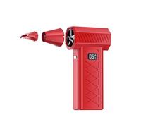 Ventilateur électrique sans fil réglable à 6 vitesses avec technologie de ventilateur et écran LED pour séchage des animaux domestiques - Allumage au charbon