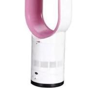 Ventilateur électrique sans pales Ultra silencieux Purification de l'air Télécommande Ventilateur de sol sans pales Ellipse pour la maison Rose Red EU 220V