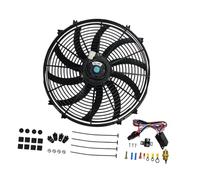 Ventilateur électrique Universel Ventilateur Électrique De Refroidissement De Radiateur De Moteur Ventilateur Mince De 16 Pouces Push Pull Fiable Robuste 12V