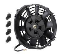 Ventilateur électrique Universel, Ventilateur Intercooler 8in pour Radiateur Climatisation Automatique 10 Pales 12V 80W 2250 Tr/min