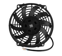 Ventilateur électrique - Ventilateur de refroidissement de radiateur électrique universel 24V 9 ``, condensateur de climatiseur à lame incurvée pour voiture universelle, camion, véhicule d'ingénierie,