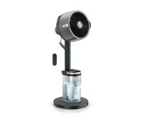 Shark FlexBreeze Pro Mist Ventilateur intérieur/extérieur sans fil, Brumisateur portable, Portée 20 m, Sur pied ou de table, 5 vitesses, Silencieux, Télécommande, Gris Charbon FA300EU