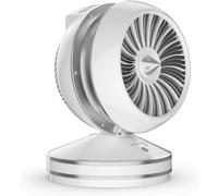 Ventilateur et chauffage 2-en-1 blanc