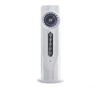 Ventilateur et humidificateur d'air portable ultra silencieux 3 en 1 pour le confort de la maison avec fonctions d'économie d'énergie et taille compacte pour bureau ou chambre à coucher (blanc)