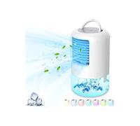 Ventilateur et humidificateur portable 3 en 1, 500 ml, mini climatiseur pour la maison, le bureau ou la chambre.