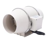 Ventilateur extracteur 240 V 38 W avec moteur en cuivre et double interrupteur de vitesse, 23 x 15 x 18 cm, 2650 tr/min, appareil d'extraction silencieux pour cuisine, atelier et cave