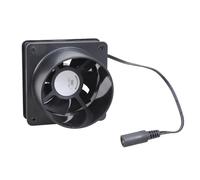 Ventilateur extracteur 8 cm 12 V - Faible bruit - Canal en ligne - Ventilateur d'extraction hydroponique - Pour la salle de bain à la maison - Pour la croissance de la pièce - Faible courant de